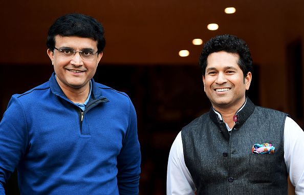 Sachin and Sourav | শচীন | image: twitter