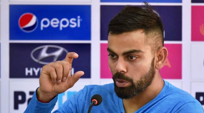 India's Captain Virat Kohli addressing a press conference অস্ট্রেলিয়া যদি স্লেজিং করে তো ইঁটের জবাব পাথর দিয়ে দেবে ভারত: বিরাট কোহলি