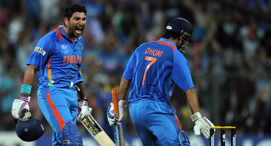 Yuvraj Singh and MS Dhoni | Image: Getty Images