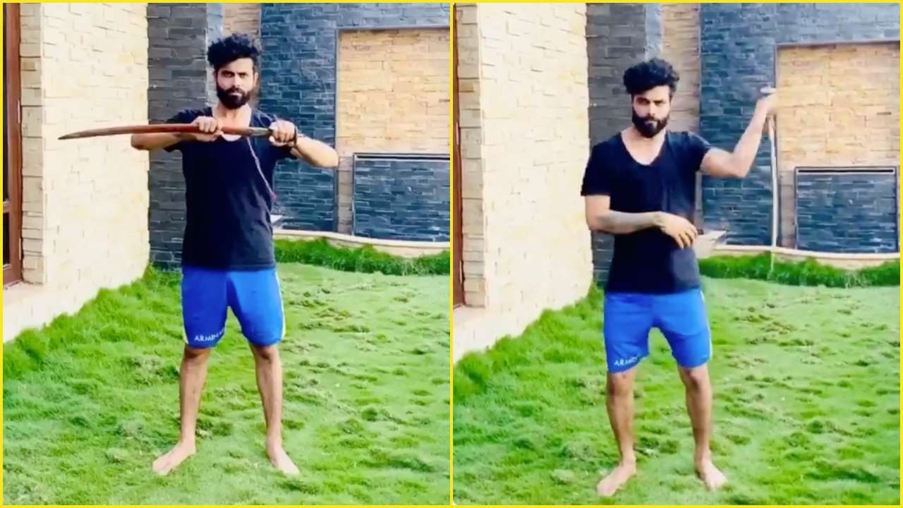 রবীন্দ্র জাদেজার তলোয়ারবাজির ভিডিয়োতে মাইকেল ভন করলেন ট্রোল, জাদেজাও দিলেন কড়া জবাব