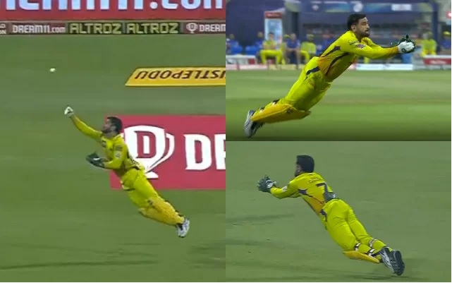 KKRvsCSK: মহেন্দ্র সিং ধোনি নিলেন এই আইপিএলের সর্বশ্রেষ্ঠ ক্যাচ, দেখলে আপনিও হবেন অবাক