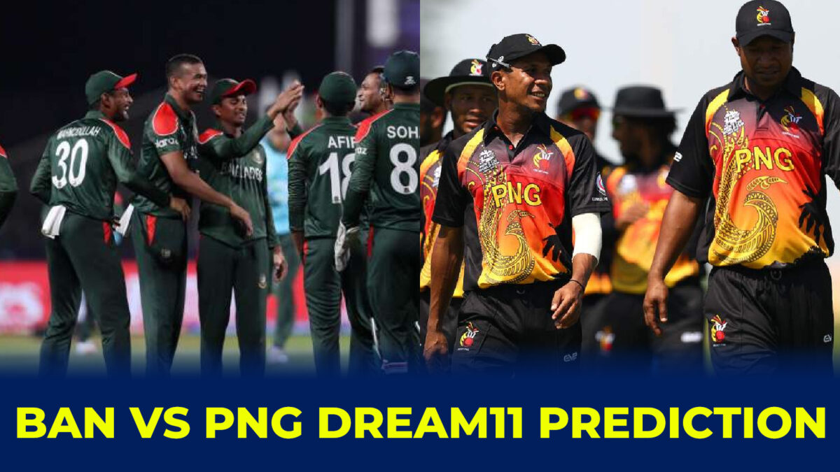 BAN vs PNG Dream11 Prediction, Fantasy Cricket Tips, Dream11 Team, Playing 11, Pitch Report and Injury Update: বাংলাদেশ বনাম পাপুয়া নিউ গিনির মধ্যে টি-২০ বিশ্বকাপের নবম ম্যাচের Dream11 ও ফেন্টাসি ক্রিকেটের বিবরণ 1