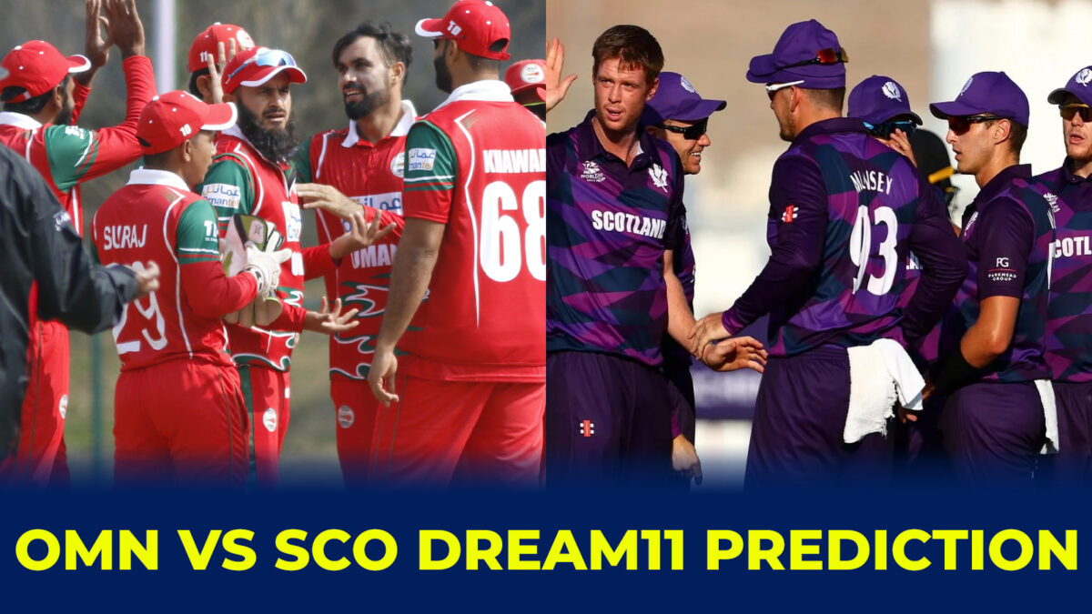 OMN vs SCO Dream11 Prediction, Fantasy Cricket Tips, Dream11 Team, Playing 11, Pitch Report and Injury Update: ওমান বনাম স্কটল্যান্ডের মধ্যে টি-২০ বিশ্বকাপের দশম ম্যাচের Dream11 ও ফেন্টাসি ক্রিকেটের বিবরণ 1
