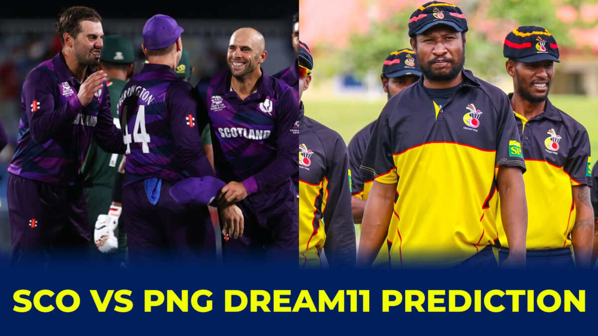 SCO vs PNG Dream11 Prediction, Fantasy Cricket Tips, Dream11 Team, Playing 11, Pitch Report and Injury Update: স্কটল্যান্ড বনাম পাপুয়া নিউগিনির মধ্যে টি-২০ বিশ্বকাপের পঞ্চম ম্যাচের Dream11 ও ফেন্টাসি ক্রিকেটের বিবরণ 1
