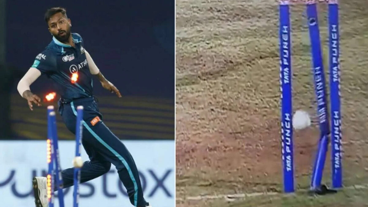 IPL 2022: সন্জু স্যামসনকে আউট করতে স্ট্যাম্পের কোমর ভাঙ্গলেন হার্দিক ! আতকে উঠলেন মাঠে উপস্থিত খেলোয়াড়রা 1