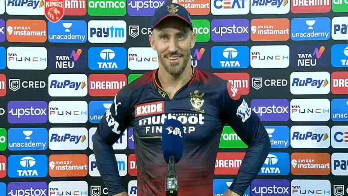 RCB vs RR, QUALIFIRE 2: ম্যাচ হেরে আবেগী ফাফ দু’প্লেসি, সামলাতে না পেরে বললেন এই কথা 1