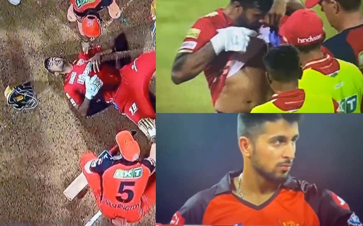 IPL 2022: জাতীয় দলে সুযোগ পেয়েই হিংস্র হলেন উমরান মালিক, বিষাক্ত বাউন্সারে মারলেন মায়াঙ্ক আগরওয়ালকে 1