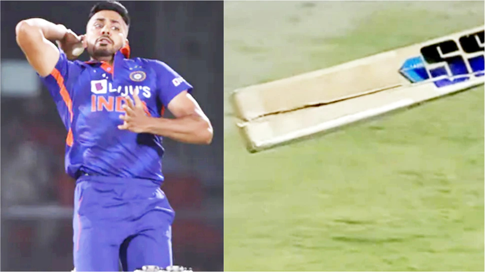 ভিডিও : আভেশ খান করলেন এমন একটি বল, ভ্যান ডার ডুসেনের ব্যাট ভেঙে গেল! হতবাক সবাই 1