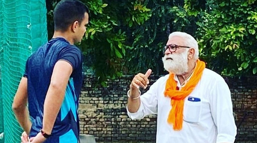 Yograj Singh and Arjun Tendulkar