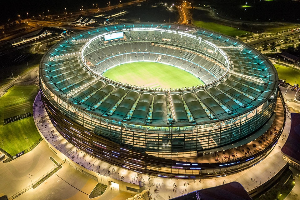 Optus Stadium, Perth | IND vs AUS | Image: Getty Imagees