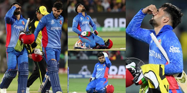T20 World Cup 2022: অস্ট্রেলিয়ার কাছে হেরে মাঠেই কেঁদে ভাসালেন রশিদ খান, মুহুর্তে ভাইরাল হয়ে গেল এই আবেগপূর্ণ ভিডিও !! 1