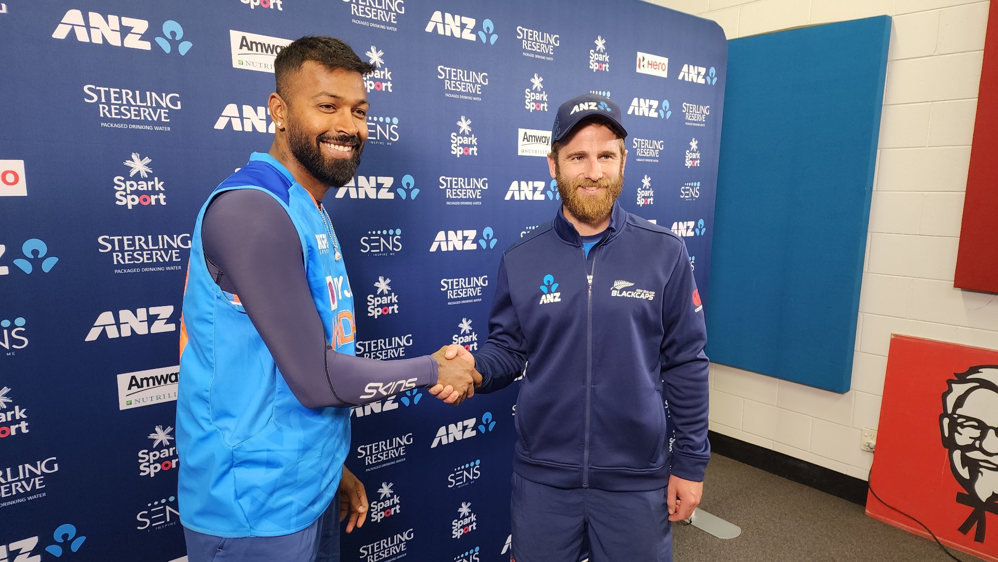 IND vs NZ two captains | image: twitter