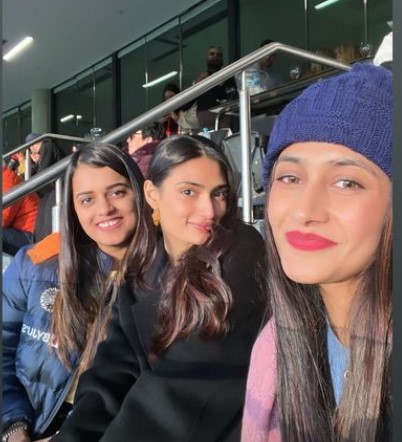 Devisha, Athiya and Dhanashree | image: Instagram