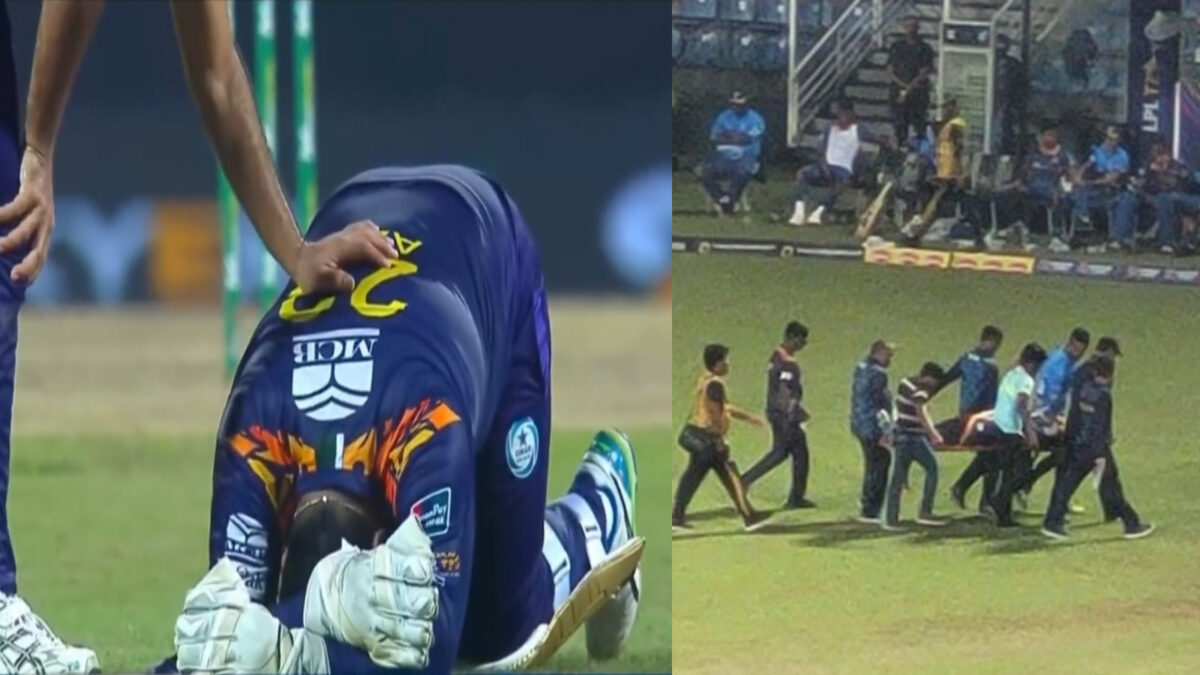 লঙ্কা প্রিমিয়ার লিগে ঘটে গেল এক দুর্ভাগ্যজনক ঘটনা, স্ট্রেচারে করে মাঠ ছাড়লেন এই পাকিস্তানি ব্যাটসম্যান !! 1