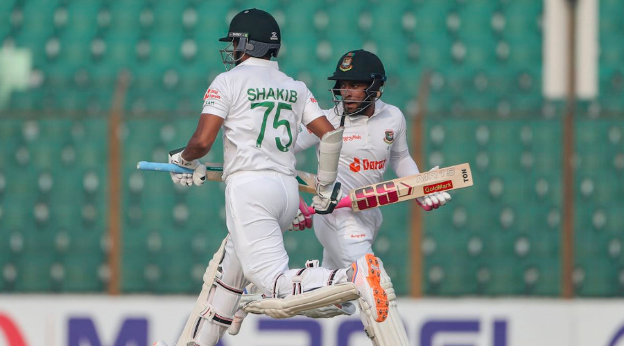 Shakib Al Hasan and Mushfiqur Rahim | IND vs BAN | Image: Getty Images