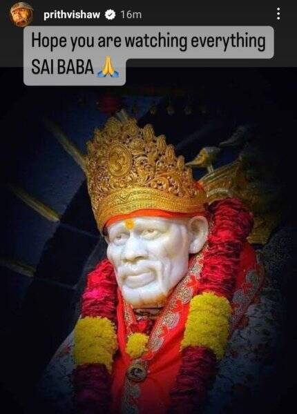 রঞ্জি ট্রফিতে লাগাতার ব্যর্থ হয়েও পৃথ্বী শ চান ‘টিম ইন্ডিয়া’তে সুযোগ ! ইন্সটাগ্রাম পোস্টে রয়েছে তেমনই ইঙ্গিত !! 3 Prithvi Shaw | image: instagram