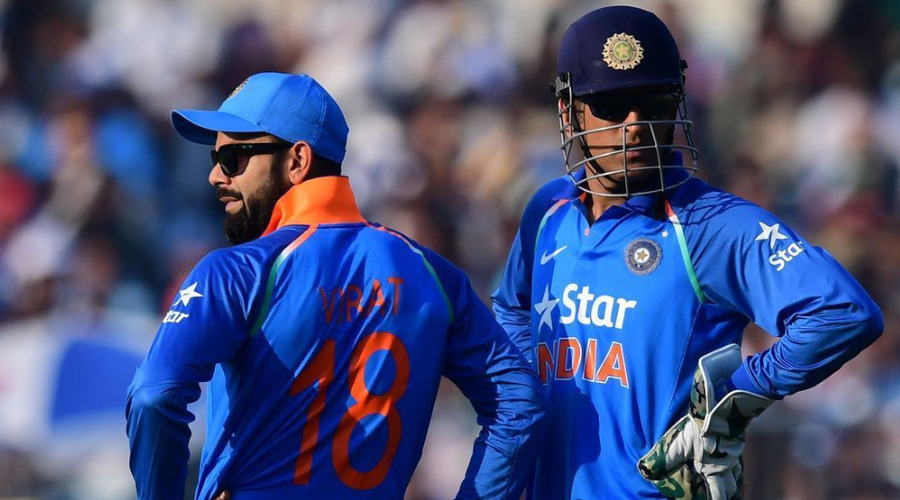 Virat Kohli and MS Dhoni