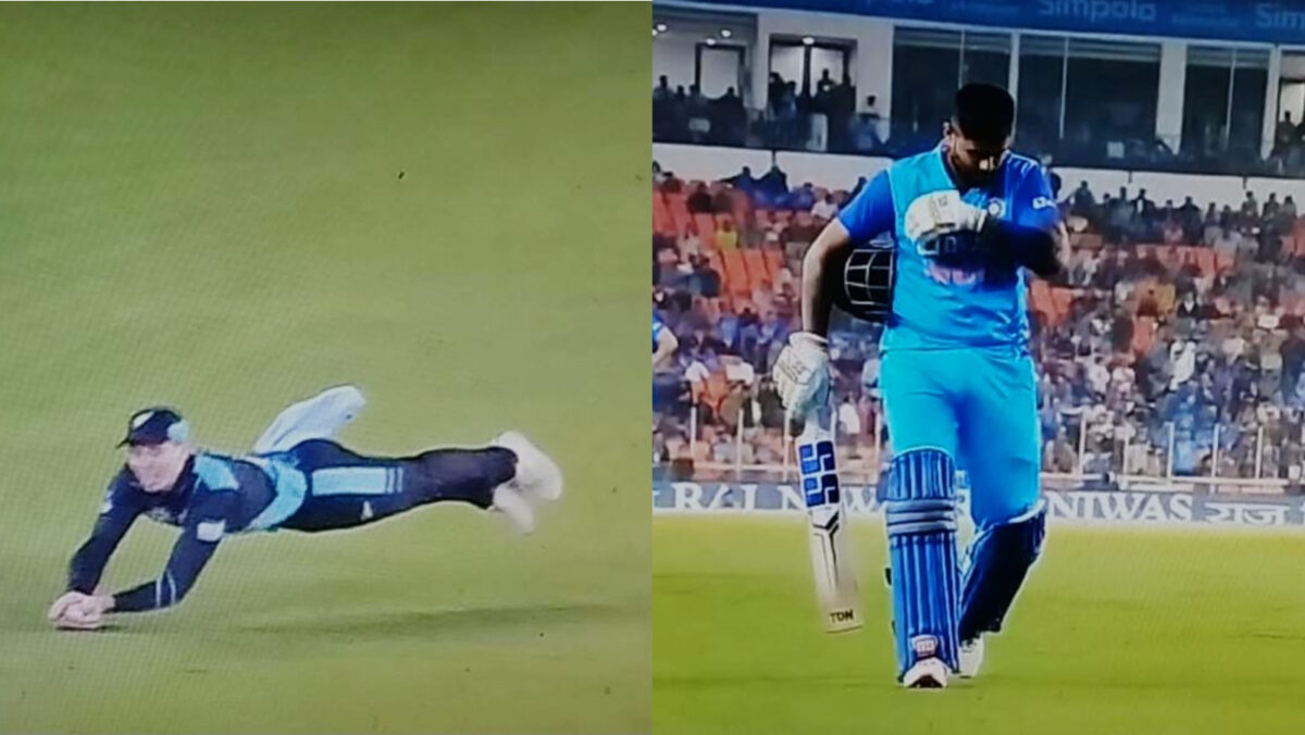 IND vs NZ: আহমেদাবাদে বেশীক্ষণ স্থায়ী হলো না সূর্যকুমার ঝড় ! দুরন্ত ক্যাচে 'মিস্টার ৩৬০'কে ফিরিয়ে দিলেন ব্রেসওয়েল !! 1