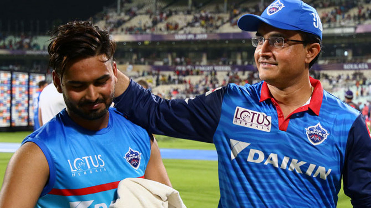 Rishabh Pant and Sourav Ganguly | T20 World Cup | Image: Getty Images