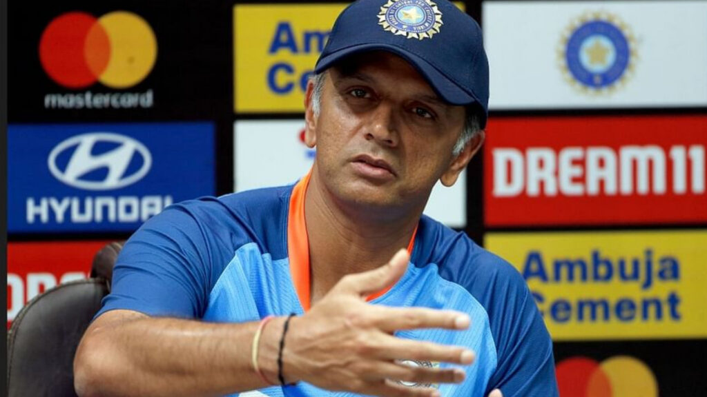 Indian Coach Rahul Dravid in WTC Final 2023