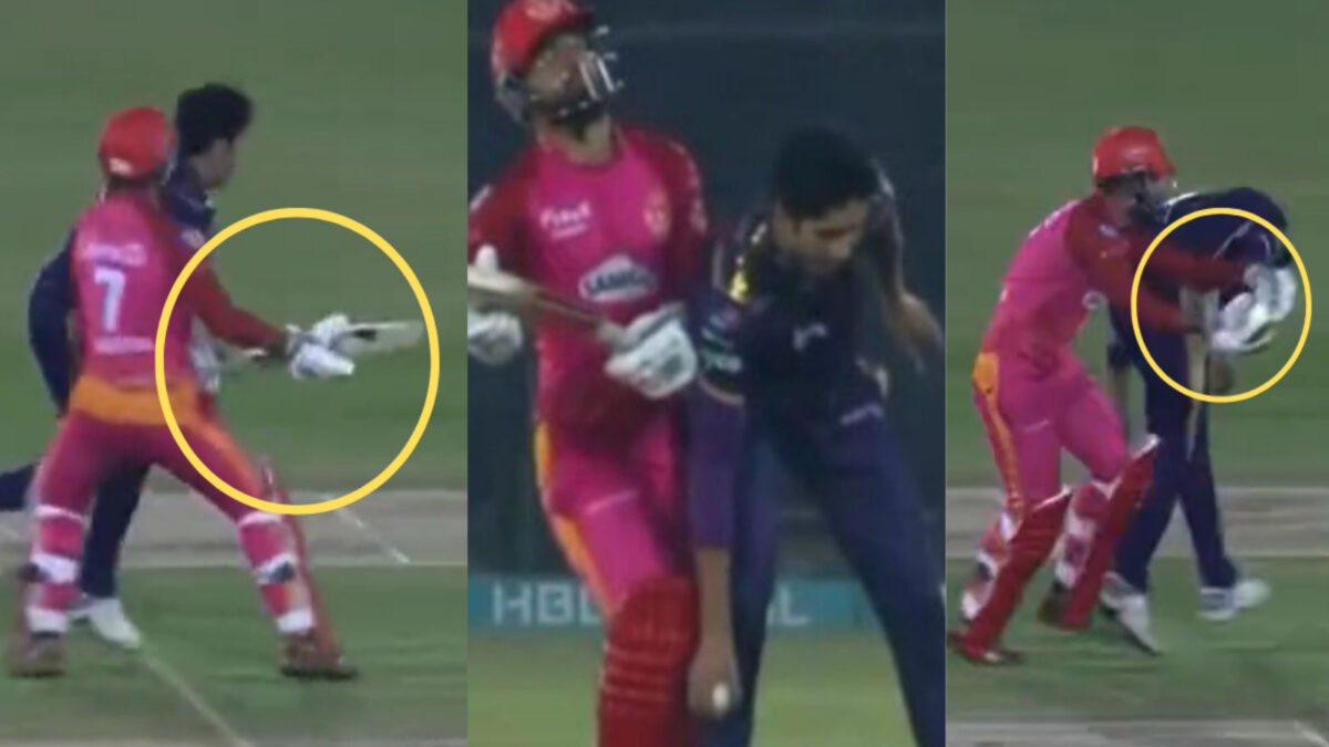 Shadab Khan fight in PSL 2023