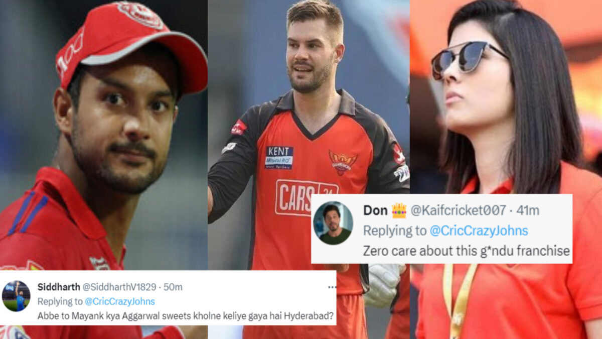 Netizens trolled srh