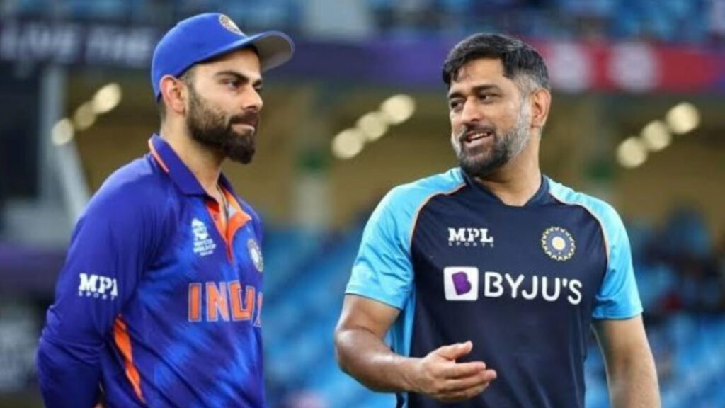 Virat Kohli and MS Dhoni, wc 2023