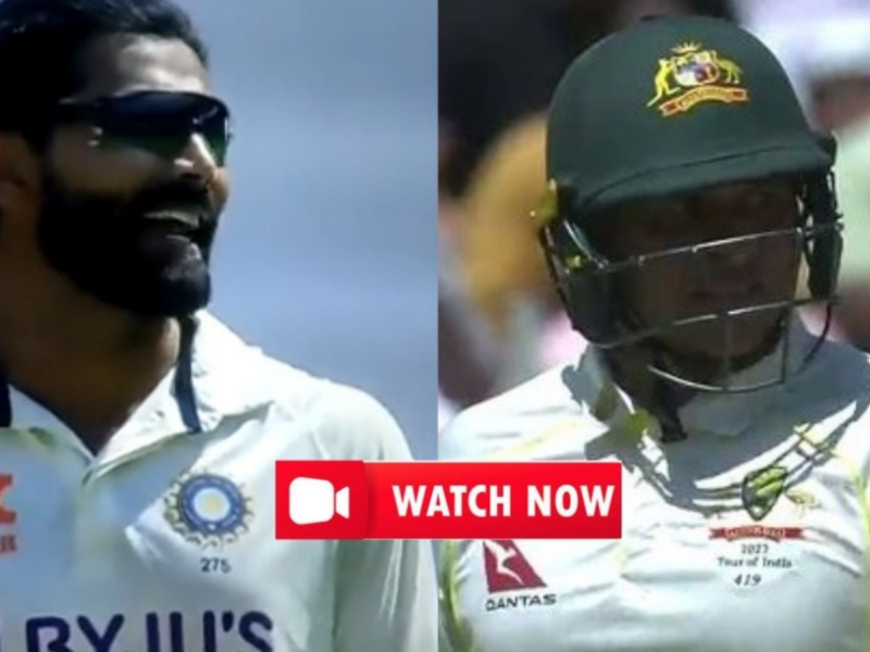 Ind vs aus test ravindra jadeja said something to Australian batsmen
