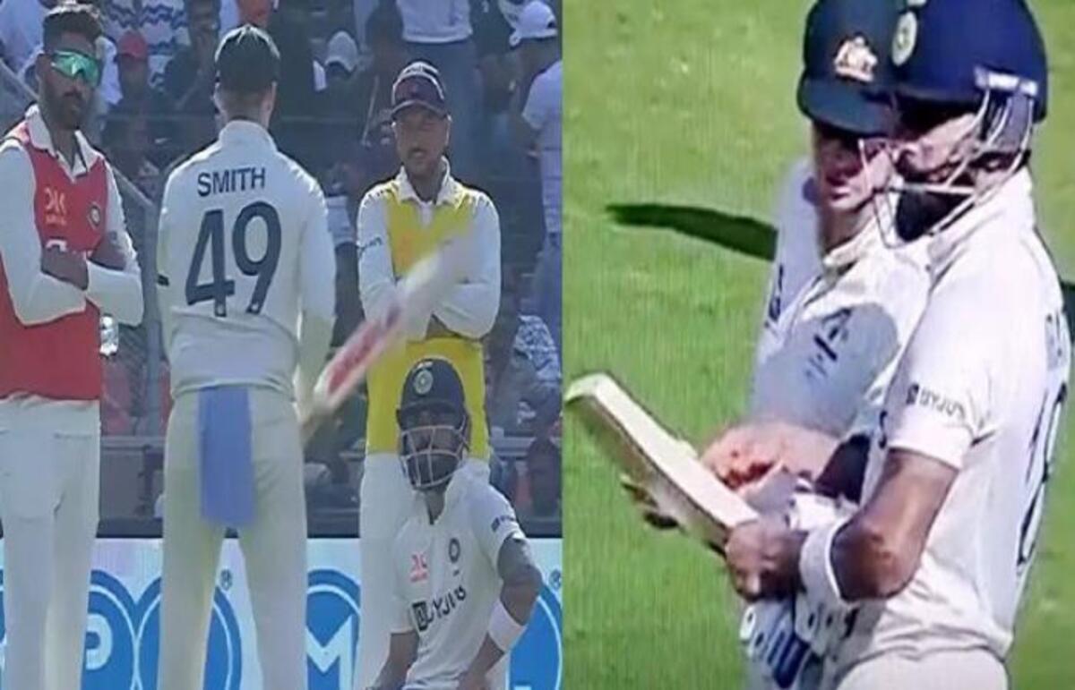 IND vs AUS: কোহলির ব্যাট পরখ করে দেখলেন স্টিভ স্মিথ, দুই তারকা ব্যাটারের ‘ব্রোম্যান্স’ দেখলো আহমেদাবাদ !! 1