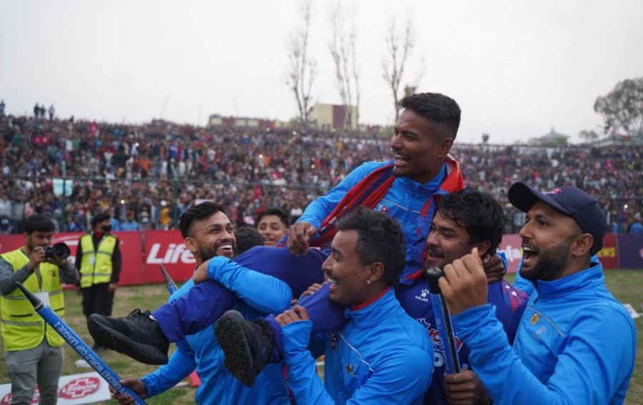ইতিহাস তৈরী করলো নেপাল, সংযুক্ত আরব আমিরশাহীকে হারিয়ে এবার বিশ্বকাপের দৌড়ে এভারেস্টের দেশ !! 1