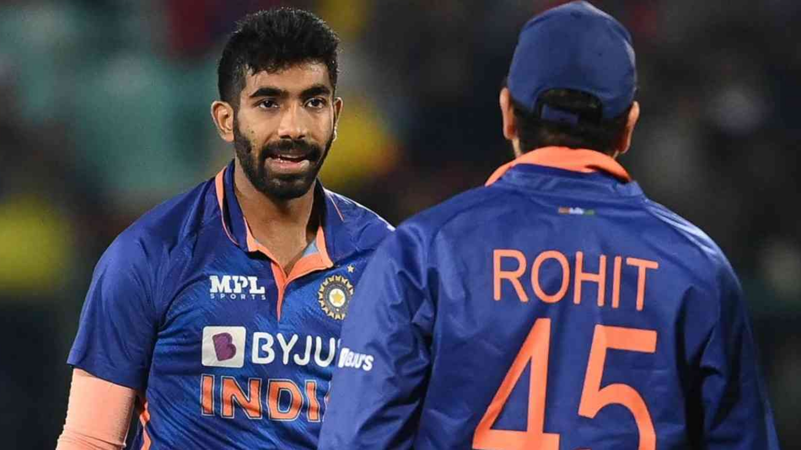 Jasprit Bumrah and Rohit Sharma | World Cup 2023 | Image: Getty Images