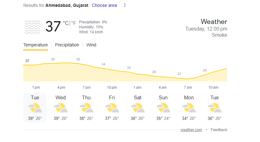 Ahmedabad Weather | IPL 2023 | image: twitter