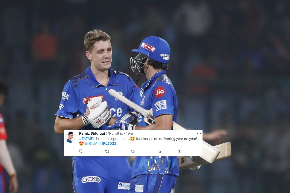 IPL 2023: "ইনক্রেডিবল প্রিমিয়ার লীগেই সম্ভব..." শেষ বলের থ্রিলারে জয়ী মুম্বই, ক্রিকেট উত্তেজনায় কাঁপছে নেটমাধ্যম !! 1