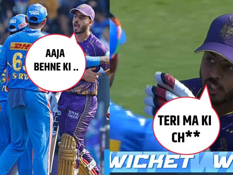 Ipl 2023, rana hrithik fight
