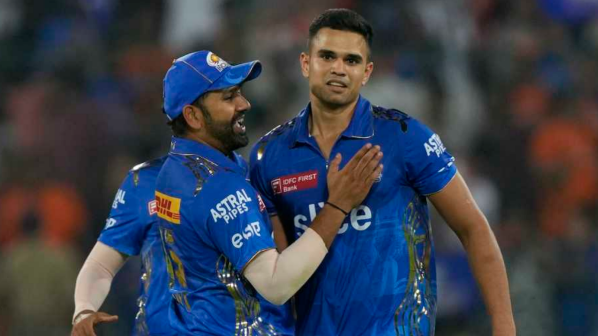 Arjun tendulkar and rohit sharma