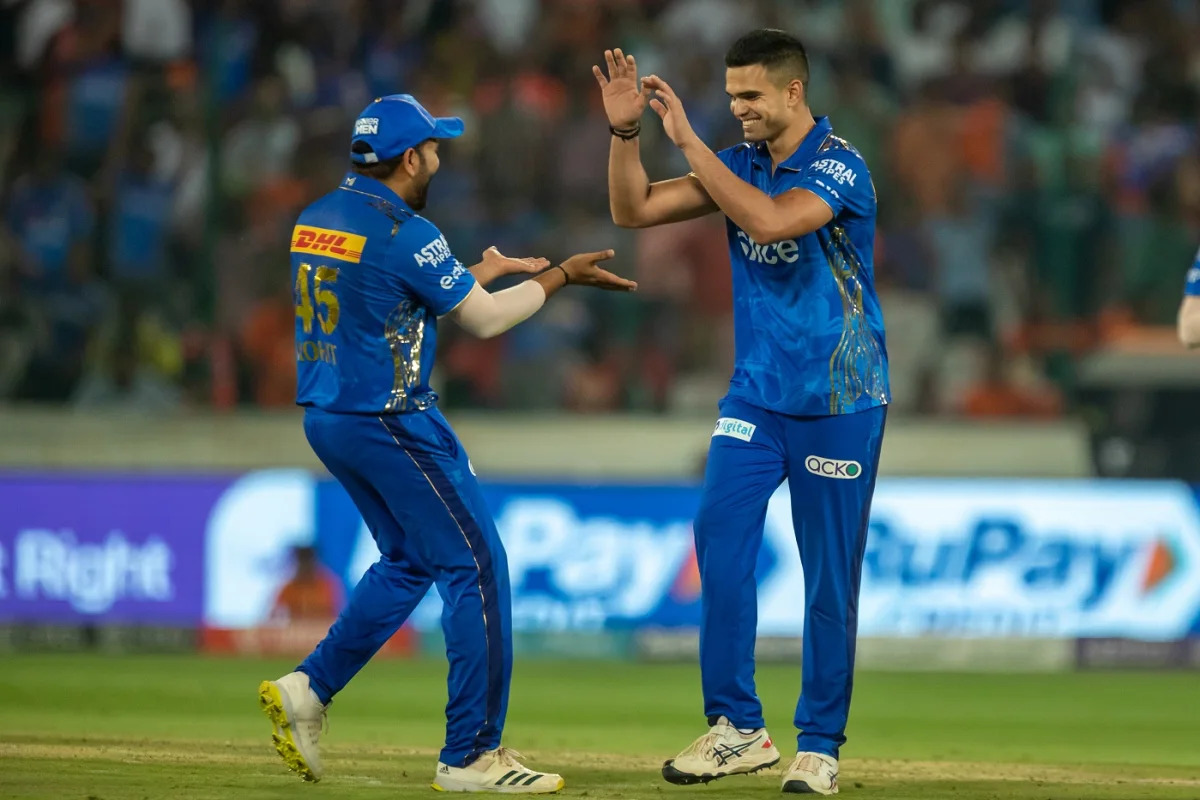 Rohit Sharma and Arjun Tendulkar | Image: Getty Images