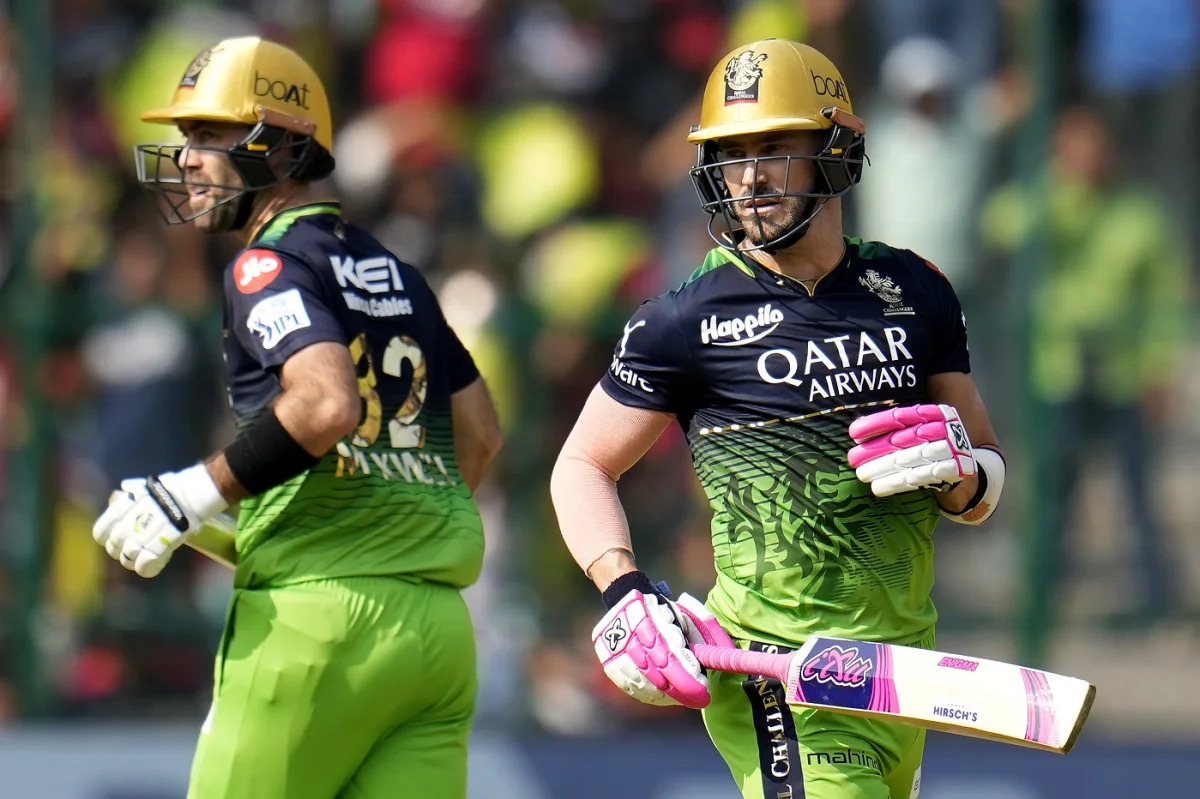 Du Plessis and Maxwell | IPL 2023 | image: twitter