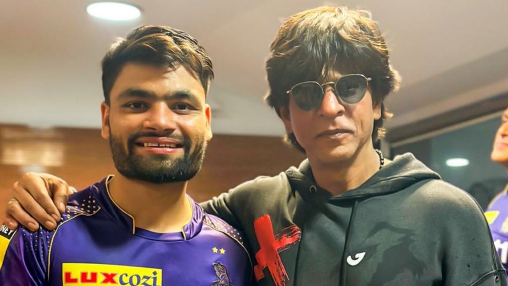 Rinku Singh and Shahrukh Khan, 