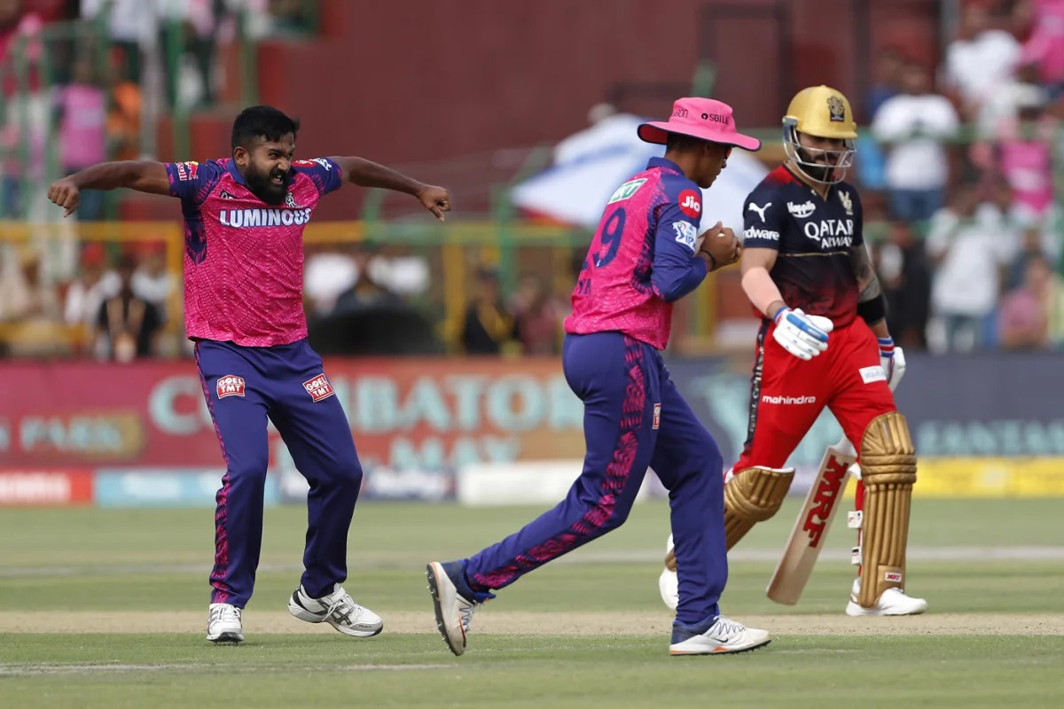 IPL 2023: যশস্বীর ব্যাটিং-এ মুগ্ধ হয়েছিলেন কোহলি, আজ বিরাটকে সাজঘরের রাস্তা দেখালেন সেই যশস্বীই !! 2 RR vs RCB | IPL 2023 | image: Twitter