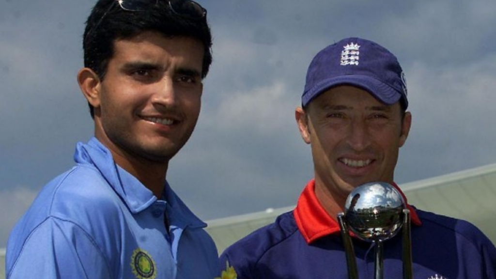 Sourav Ganguly and Nasir Hussain