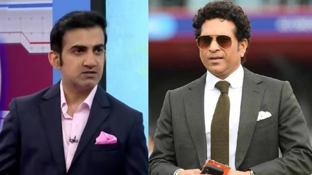 Sachin Tendulkar and Gautam Gambhir