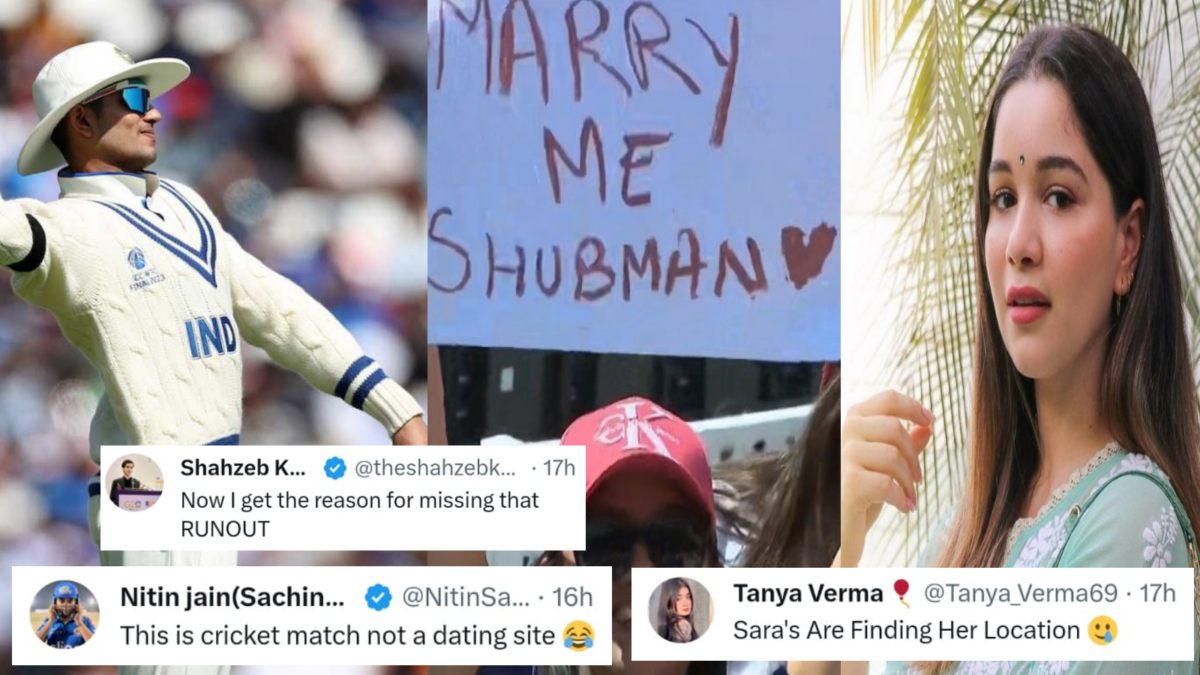 Fans react on sara tendulkar on shubman gill marriage proposalwtc-final-