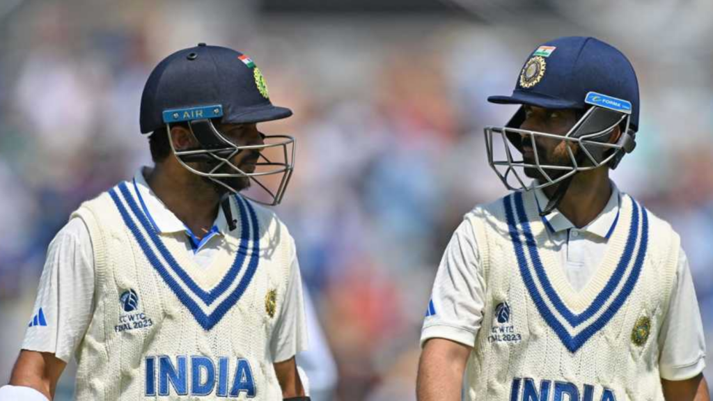 Rahane and Shardul thakur, wtc final, ind vs aus