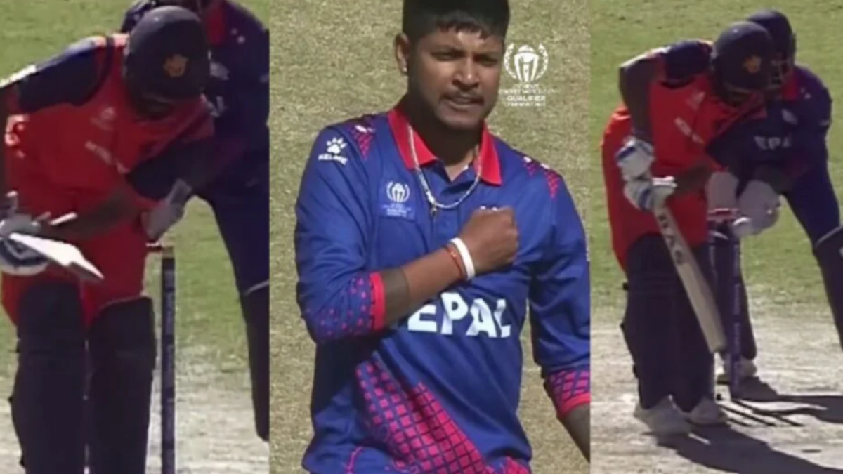 wc-2023-sandeep lamichhane bowled the ball of the century