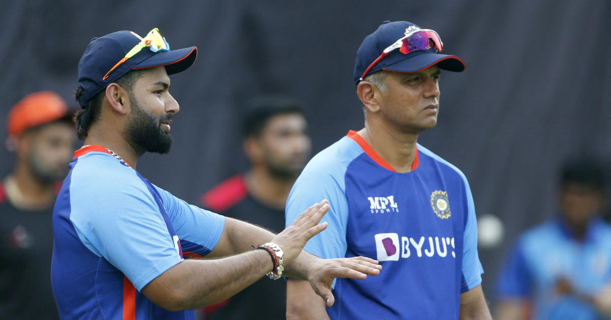 Rishabh Pant And Rahul Dravid