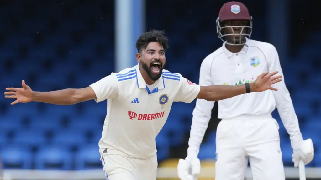 WI vs IND, MOHAMMED SIRAJ