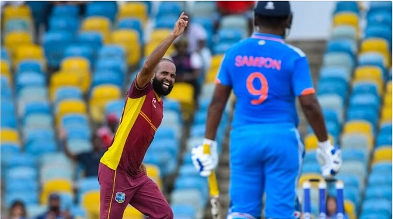 Sanju Samson | WI vs IND | Image: Getty Images