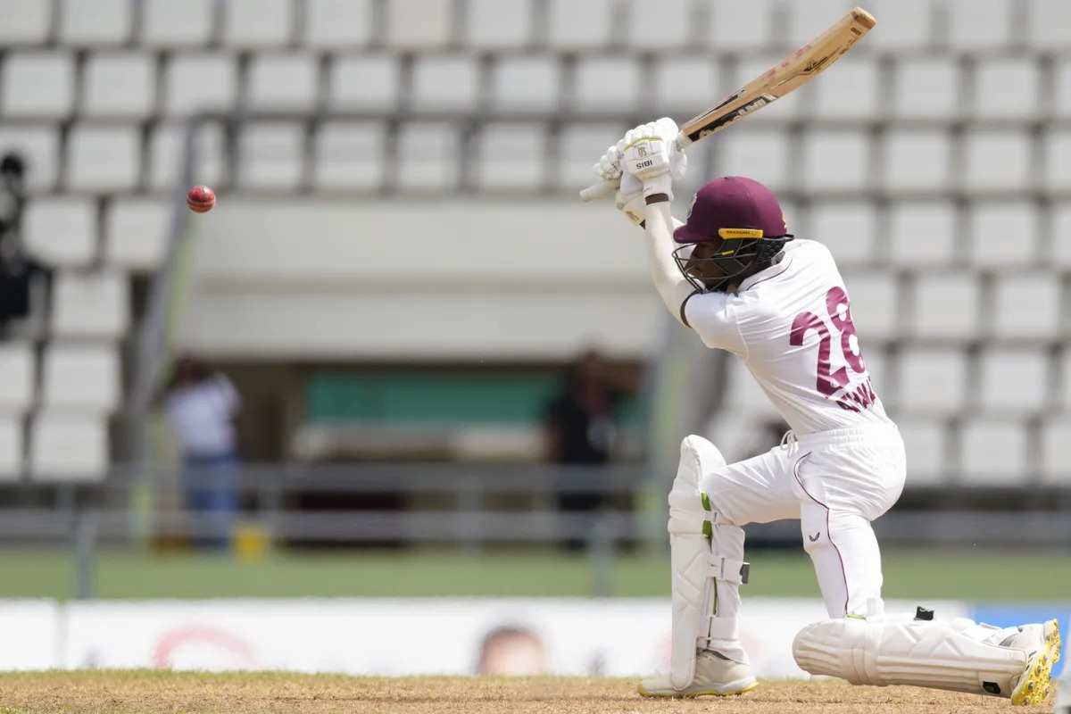 Alick Athanaze | WI vs IND | Image: Getty Images
