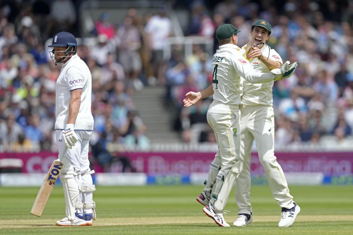 Jonny Bairstow, Alex Carey and Pat Cummins | Ashes 2023 | Image: Getty Images