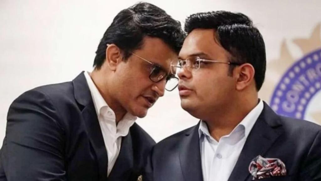 Jay Shah and Sourav Ganguly , bcci